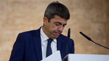 La dimisión de Mazón un año después de la dana en siete frases