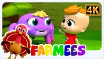 Itsy Bitsy Spider by Farmees | 4K Nursery Rhymes & Kids Songs | Baby Songs for Children