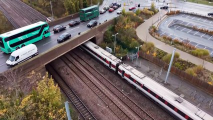 Train leaves Huntingdon station after stabbing attack