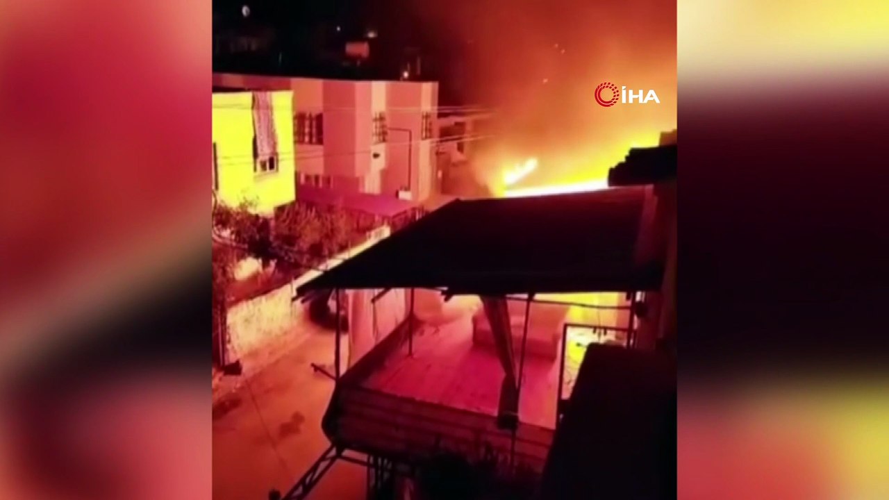 3 katlı ev alevlere teslim oldu: Aile canını zor kurtardı