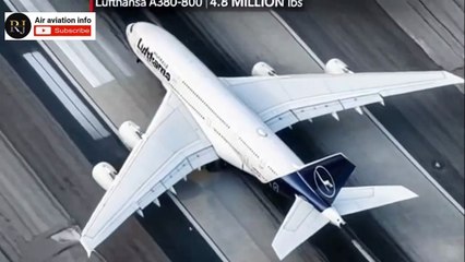 Lufthansa A380 ✈️ Takeoff From Above! 🚀 Aerial View of Giant Jet Lifting Off 🌍