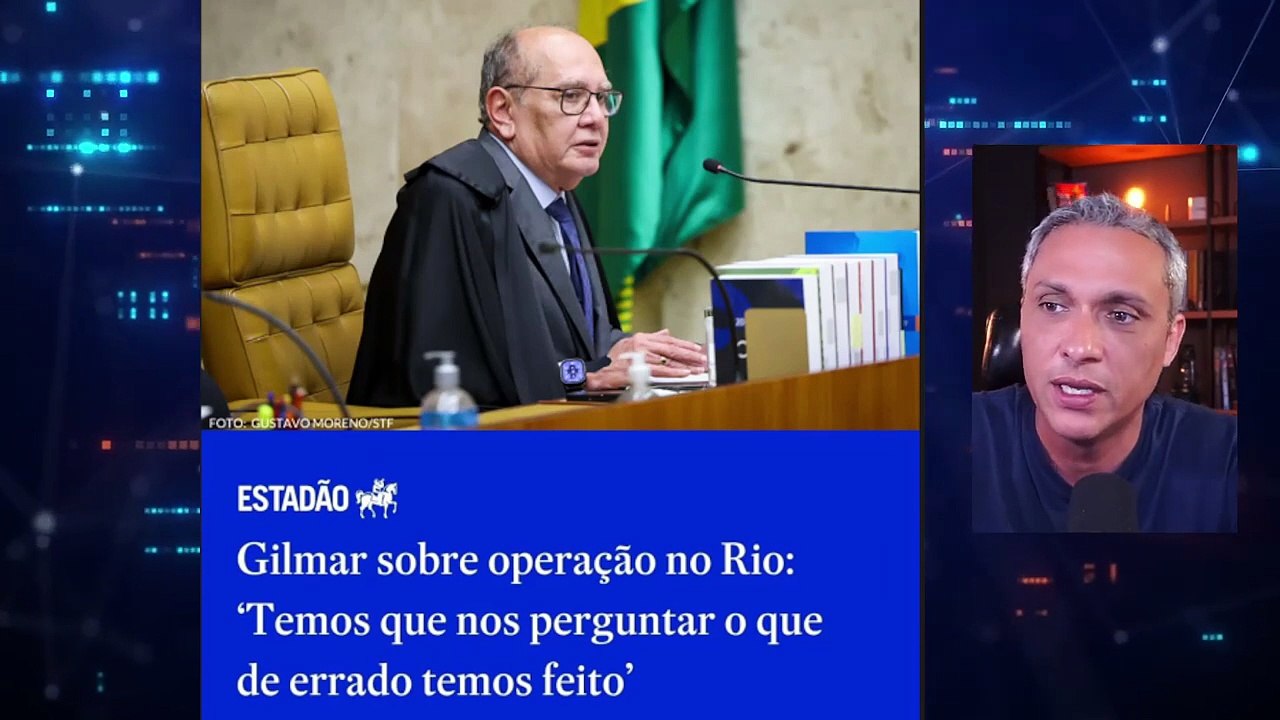 Respondendo a uma pergunta do Gilmar Mendes - Espero não ter cometido nenhum crime aqui