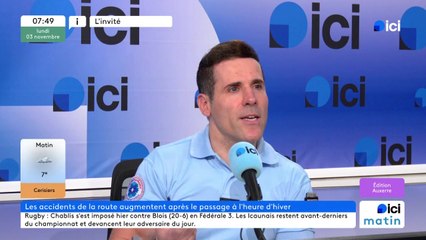 Le colonel Nicolas Nanni, patron des gendarmes de l'Yonne : "Faites attention à l'usage de vos réseaux sociaux"