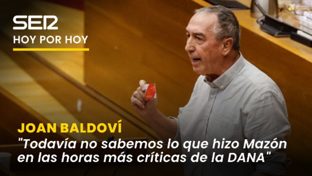Joan Baldoví: Mazón lo único que no quiere es quedarse sin el aforamiento