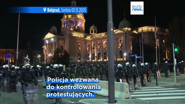 Serbia: demonstranci domagają się dymisji prezydenta rok po katastrofie na stacji kolejowej
