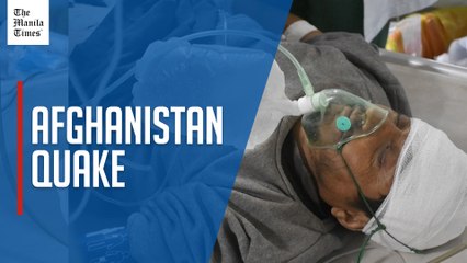 People injured in deadly Afghanistan quake treated in hospital