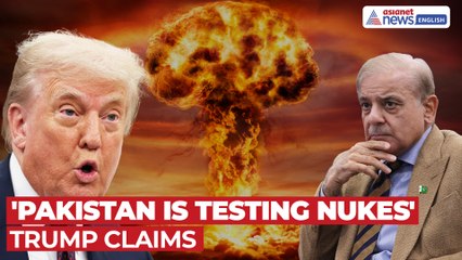 Pakistan Conducting Secret Nuclear Tests, Trump Alleges