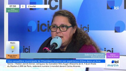 Une "citoyenne à part entière", raconte ses cinq ans de mandat au conseil municipal de Chambéry