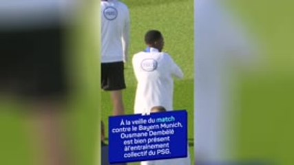 PSG - Dembélé bien présent à l’entraînement, sous les yeux de Luis Campos et Nasser