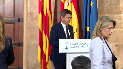 Así ha anunciado Carlos Mazón su dimisión