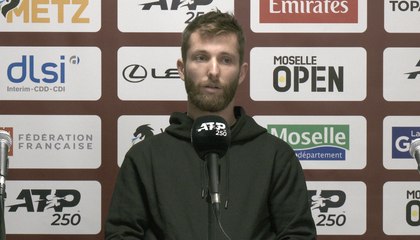 Corentin Moutet : « c'est toujours un plaisir de jouer au Moselle Open »