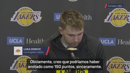 Luka Doncic entusiasmado y centrado en ganar tras su primer triple doble de la temporada