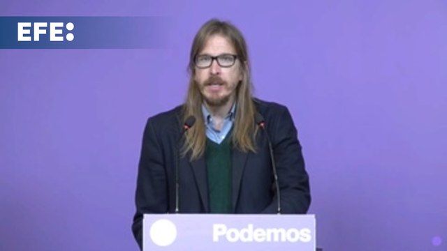 Podemos lamenta que Mazón no haya convocado elecciones y que Feijóo ate el destino del PP a Vox