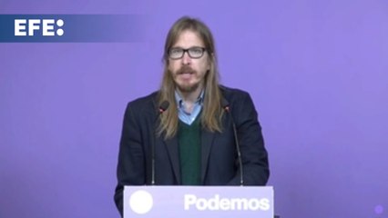 Podemos lamenta que Mazón no haya convocado elecciones y que Feijóo ate el destino del PP a Vox