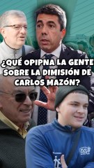 El HuffPost sale a la calle para preguntar que piensa la gente sobre la dimisión de Carlos Mazón