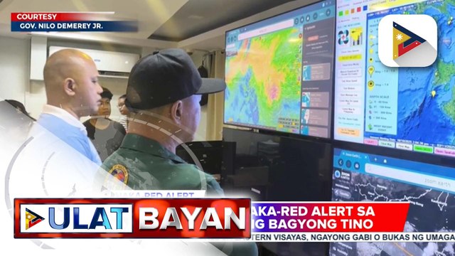 Caraga Region, naka-red alert sa harap ng banta ng Bagyong #TinoPH | ulat ni Floyd Brenz
