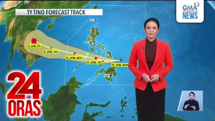 Bagyong Tino, lalo pang lumakas habang papalapit sa lupa; Signal no. 4 nakataas na sa ilang probinsya | 24 Oras