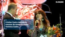 Cristian Castro desmiente rumores de violencia contra Verónica Castro