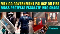 Mexico Government Palace On Fire: Mexico Protesters INVADE Palace as Mayor Manzo Shot Dead