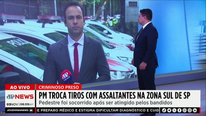Troca de tiros na Zona Sul de SP deixa um criminoso morto e um pedestre ferido
