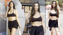 Giorgia Andriani Snapped In Bandra After A Power-Packed Workout Session