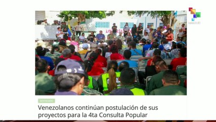 Conexión Digital 03-11 Postularon proyectos para 4ta Consulta Popular