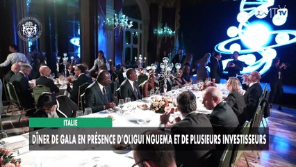 [#Reportage] Italie : dîner de gala en présence d’Oligui Nguema et de plusieurs investisseurs