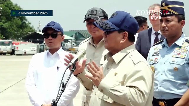 [FULL] Keterangan Prabowo usai Serahkan Pesawat Airbus A400M ke TNI: Perkuat Misi Kemanusiaan