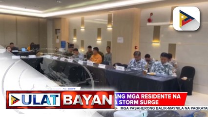 OCD-R8, pinalilikas na ang mga residenteng nanganganib sa storm surge | ulat ni Reyan Arinto- Philippine Information Agency