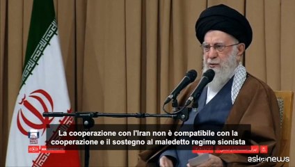 Khamenei: Iran non coopererà con Usa finché questi sosterranno Israele