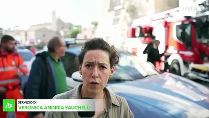 Crollo ai Fori, uomo sotto le macerie: la Torre non e' ancora in sicurezza