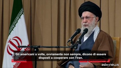 Khamenei: Iran non coopererà con Usa finché questi sosterranno Israele