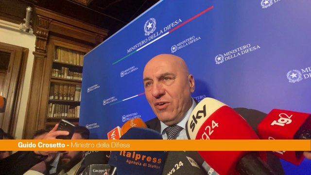 Crosetto E' il momento di fare sinergia tra le forze armate