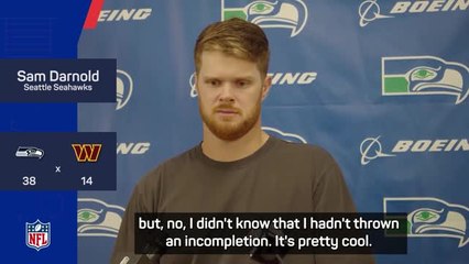 'I didn't know' - Darnold reacts to perfect first half that equalled Tom Brady's record