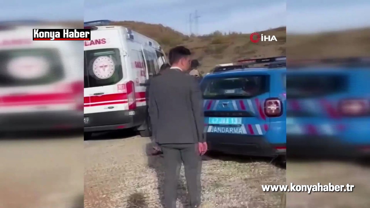 Konya'da öğrenci servisi uçuruma yuvarlandı: 14 yaralı