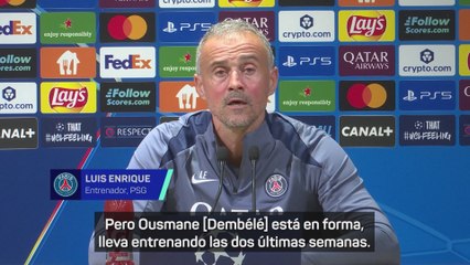 Luis Enrique disipa las dudas con Dembélé