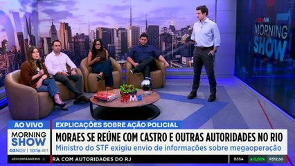 O que Moraes e Castro vão DISCUTIR após a MEGAOPERAÇÃO no RJ? Bancada DEBATE