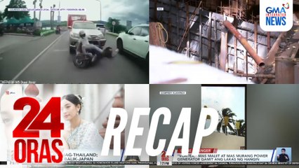 24 Oras: (Part 2) #WalangPasok (Nov. 4) dahil sa bagyo | Patong sa presyo ng construction materials? | Binangga at ginulungan ng pick-up, atbp.