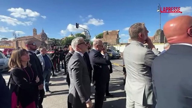 Roma, crolli alla Torre dei Conti: sindaco Gualtieri e ministro Giuli sul posto
