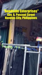 Roadside Enterprises Along Gov. A. Pascual Street in Navotas City in the Philippines