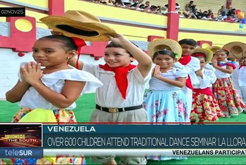 Venezuela: Over 600 children attend traditional 'La Llora' dance seminar
