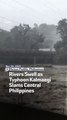 Rivers Swell as Typhoon Kalmaegi Slams Central Philippines