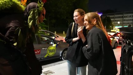 Crazy Monster on stilts is Terrifying People  Prank