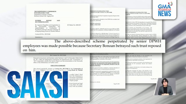 Mga dating opisyal ng DPWH, inirekomenda ng ICI na kasuhan kaugnay sa P72.3M ghost project sa Plaridel, Bulacan | Saksi