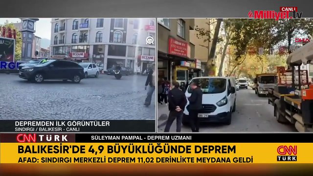 Balıkesir Sındırgı'da deprem! Deprem fırtınası yaşıyoruz