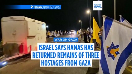 Remains of three hostages returned by Hamas identified as soldiers, Israel says