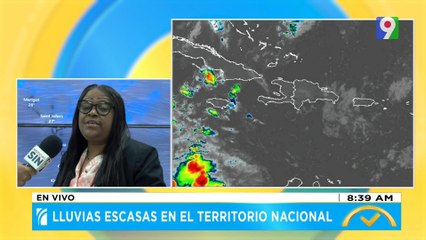 INDOMET: Lluvias escasas en territorio nacional | El Despertador