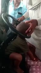 Heart-Stopping Moment: Baby's Head Gets Stuck in Steering Wheel, Quick-Thinking Men Perform Safe Rescue