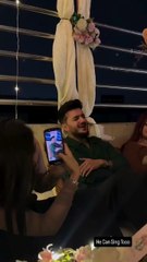 Shahveer jafry singing song with wife and friends