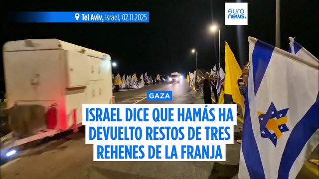 Israel anuncia la entrega de los restos de otras 3 víctimas de Hamás en medio del frágil alto el fuego